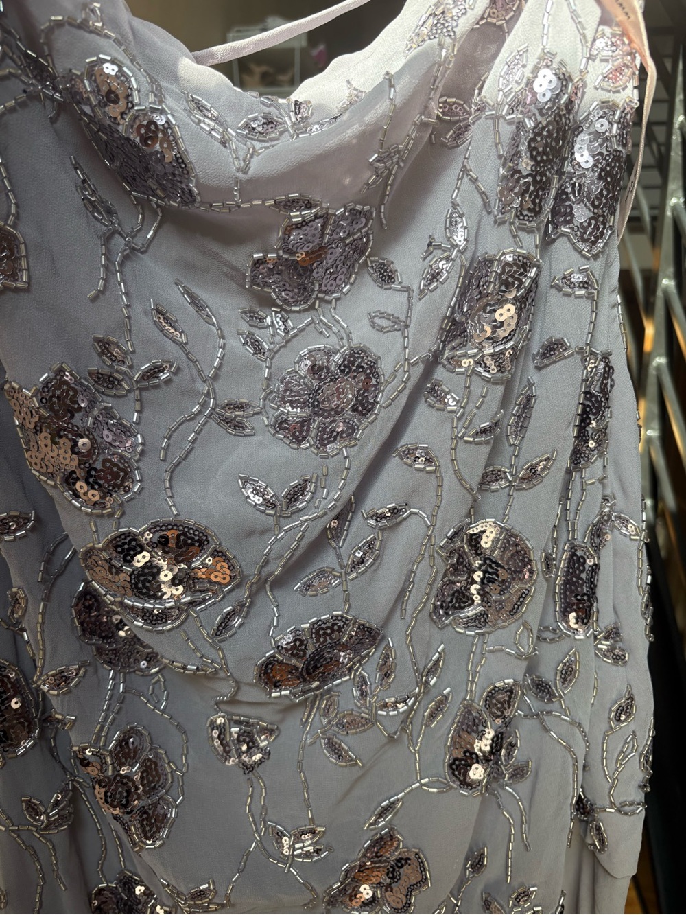 Oh Polly Amarelle Embellished Sweetheart-Neck Backless Gown in Lilac - Picture 9 of 10